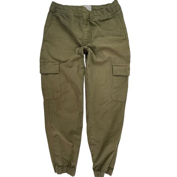Everlane Cargo Jogger Men Size Medium Organic Cotton Canvas Pant Army Green - Picture 2 of 16